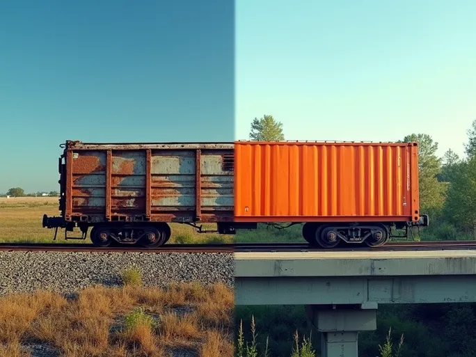 US Rail Freight Declines in Carloads but Gains in Intermodal