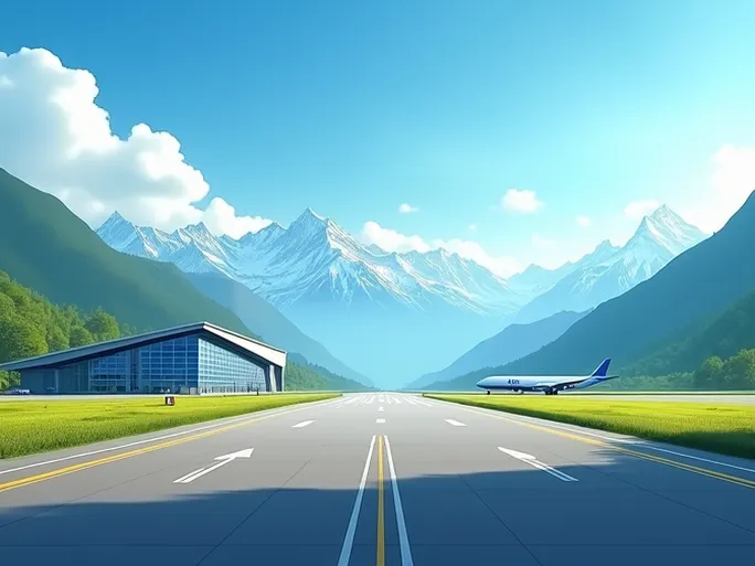 丹卡里机场尼泊尔西部的航空枢纽