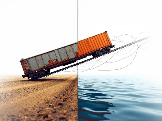 US Rail Freight Declines in Carloads but Gains in Intermodal