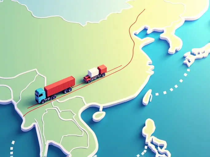 上海至曼谷公路货运跨境物流新通道全程服务助力企业降本增效