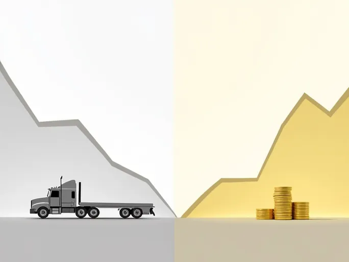 9月美国卡车货运市场现分化运量下滑运费小幅上涨DAT最新指数解读