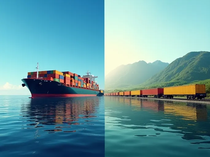 Businesses Weigh Sea Vs Rail for Optimal Cargo Transport