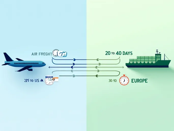 高效物流决策空运与海运的时效深度对比