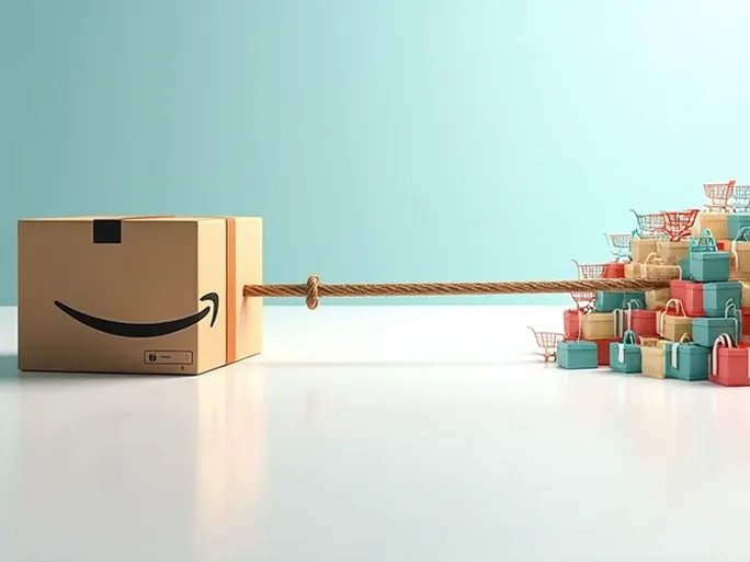 电商巨头白刃战亚马逊仓储突围Shopify生态防守