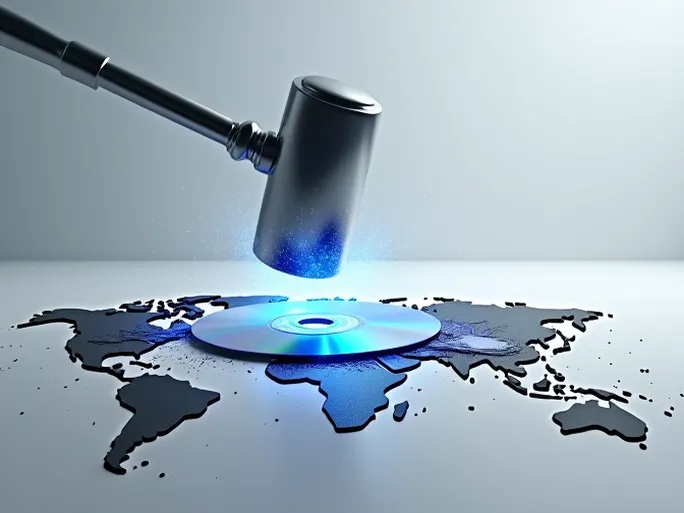 全球联动重拳出击跨国行动瓦解盗版光盘地下网络