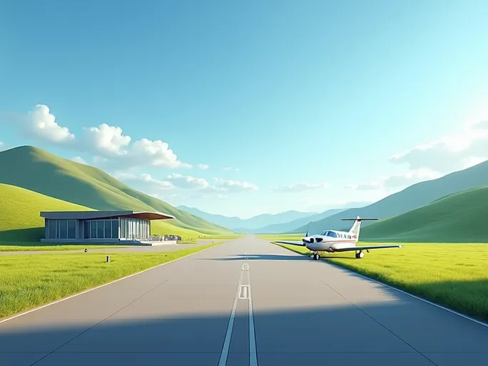 阿达市地方机场连接社区与未来的空中纽带