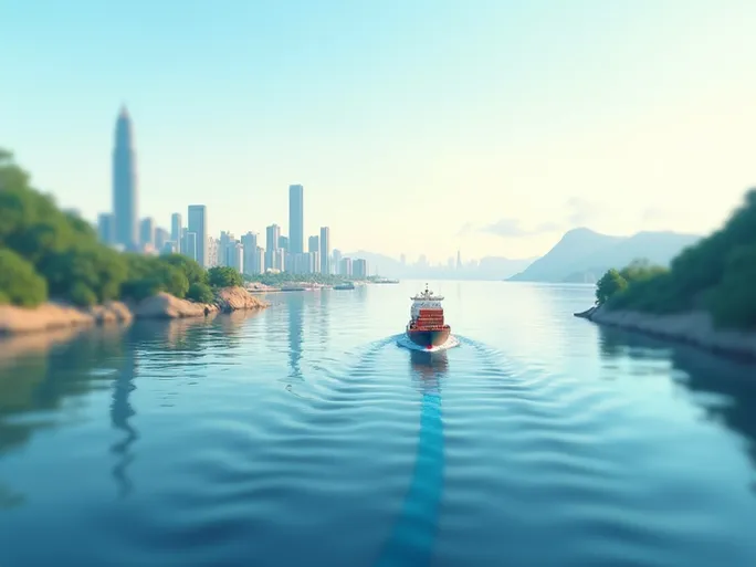 深圳至台湾海运距离分析航线港口与时效评估