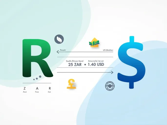 25 South African Rand to USD Exchange Rate Trends