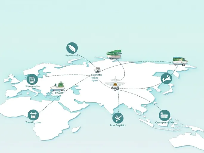 南京至洛杉矶空运价格概览