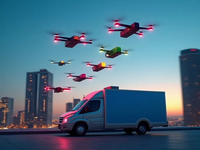 末端配送新战局UPS无人机移动枢纽亚马逊与沃尔玛分拣技术专利曝光