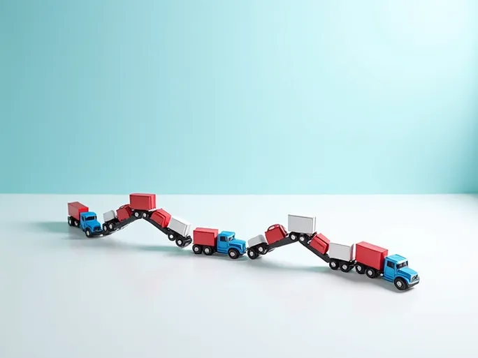 US Trucking Slump Signals Economic Cooling