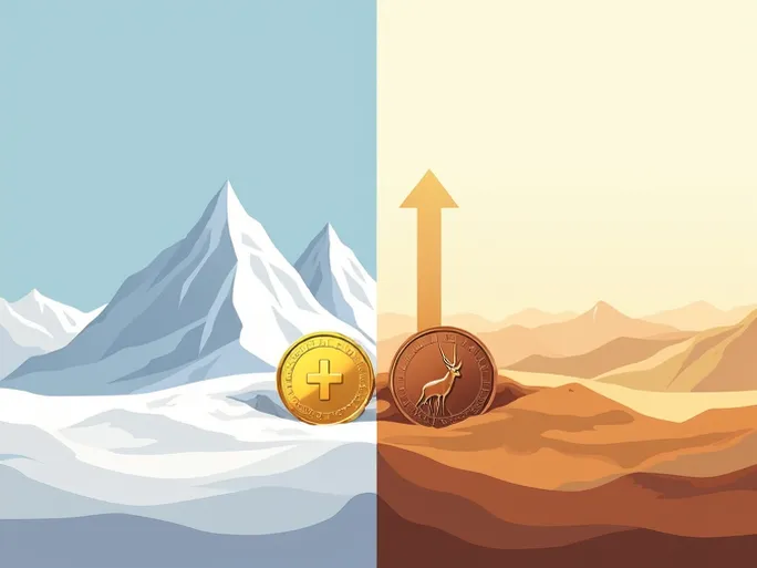 Swiss Franc Strengthens Against South African Rand Amid Volatility