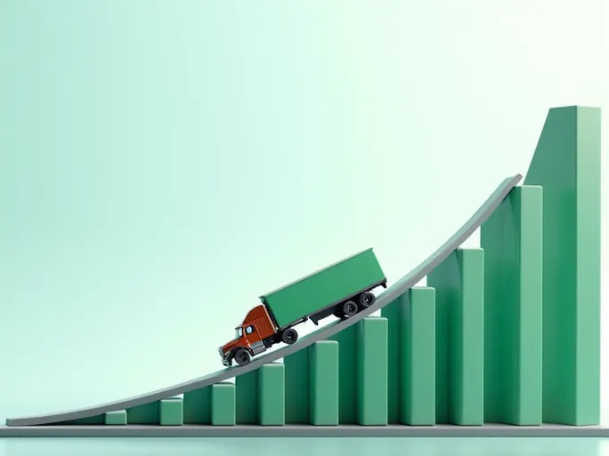 美国卡车运输量10月数据展现稳健增长经济复苏或现曙光