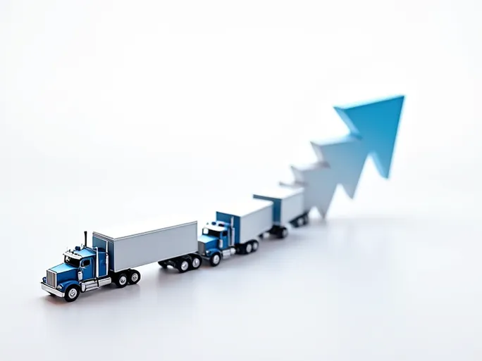 US Trucking Hits Record High Hinting at Economic Rebound