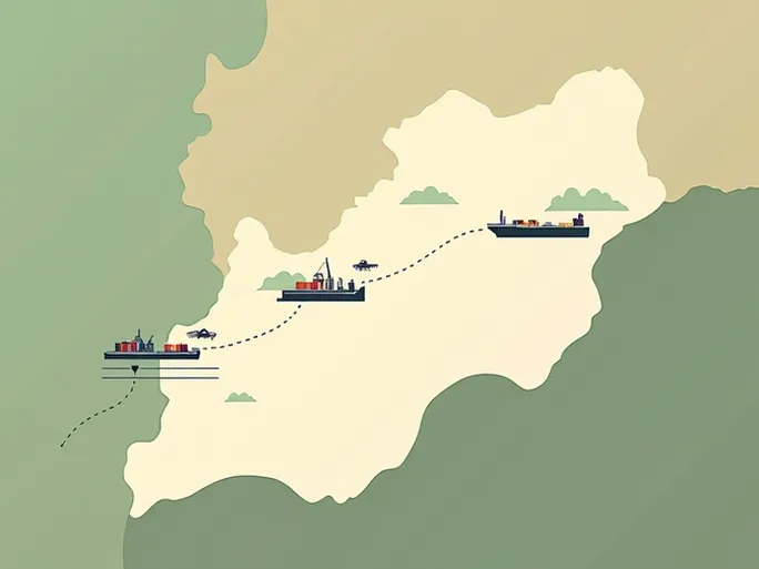 喀麦隆首都雅温得内陆枢纽连接杜阿拉港