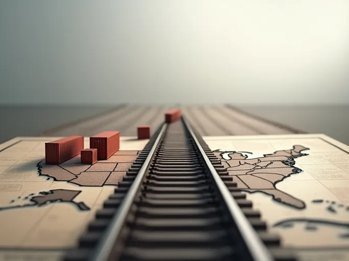 US Rail Freight Volumes Decline in August Amid Industry Challenges