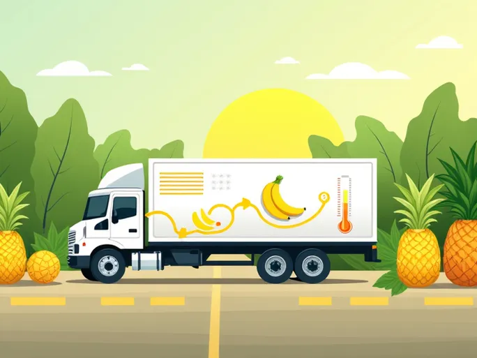 确保水果新鲜:精准冷链保障香蕉与菠萝的品质