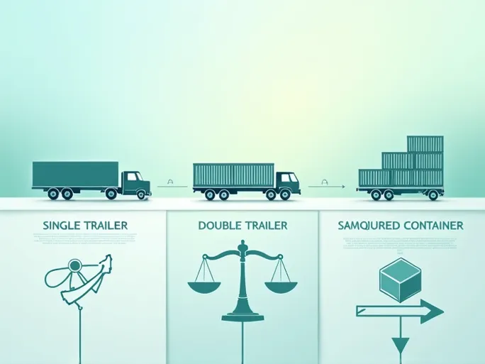 货代物流术语解析单放单拖双拖双背与拼柜的区别