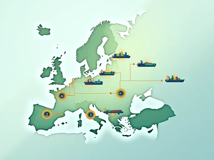 一图在手通关无忧欧洲海运口岸清关全景图发布助力企业高效通关