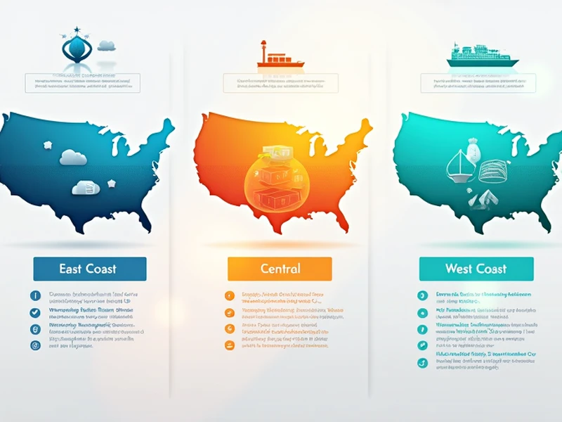 美东VS美中VS美西海外仓:哪个区域仓真正省钱又高效?