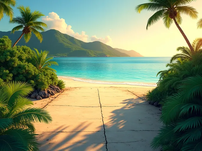 探索瓦努阿图的隐秘之地富图纳岛机场全景