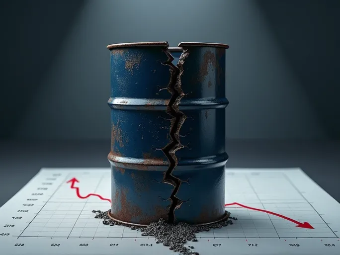 Oil Prices Drop Despite Inventory Decline Signaling Weak Demand