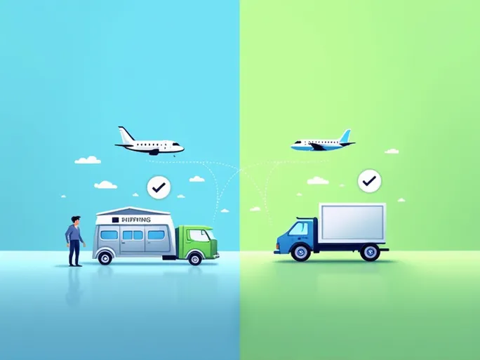 国际空运 vs 国际空派跨境物流最优解一张图看懂差异与选择