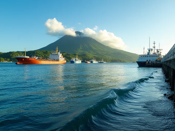 波纳佩港密克罗尼西亚的重要海运枢纽与城市发展