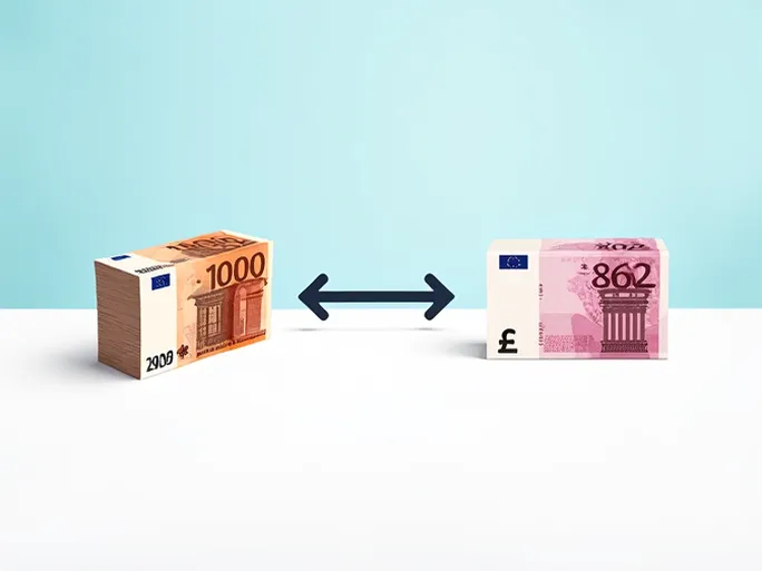 如何将1000欧元转换为英镑