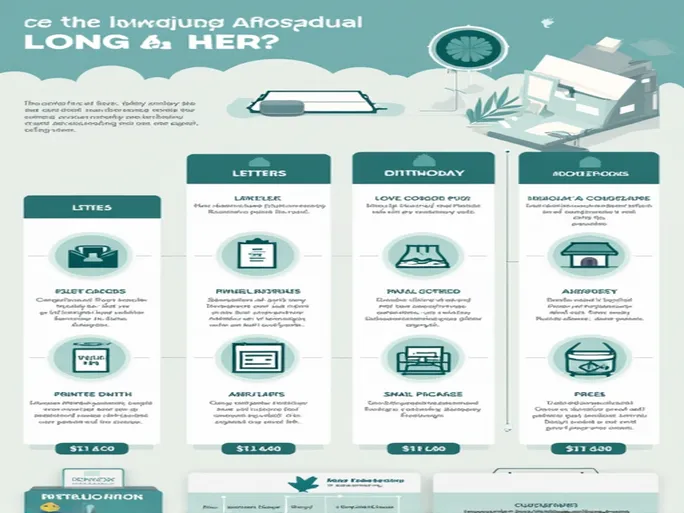 国际空运水陆路函件的收费标准详解