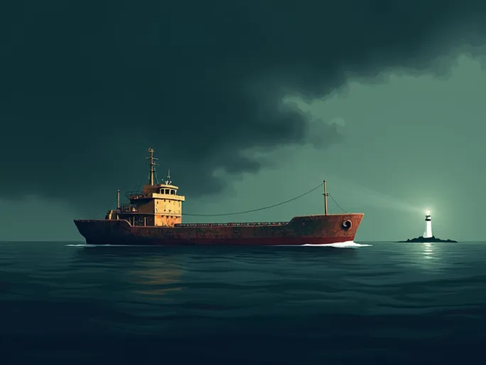 Stranded Cargo Ship with Explosives Secured in Great Yarmouth