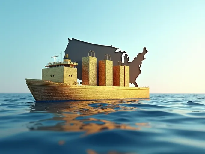 美国进口集装箱量逼近历史峰值关税政策与季节性需求双重驱动