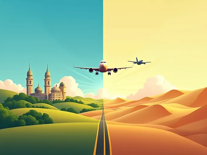 Guangzhou to Malaysia Vs Saudi Arabia Flight Distance Compared