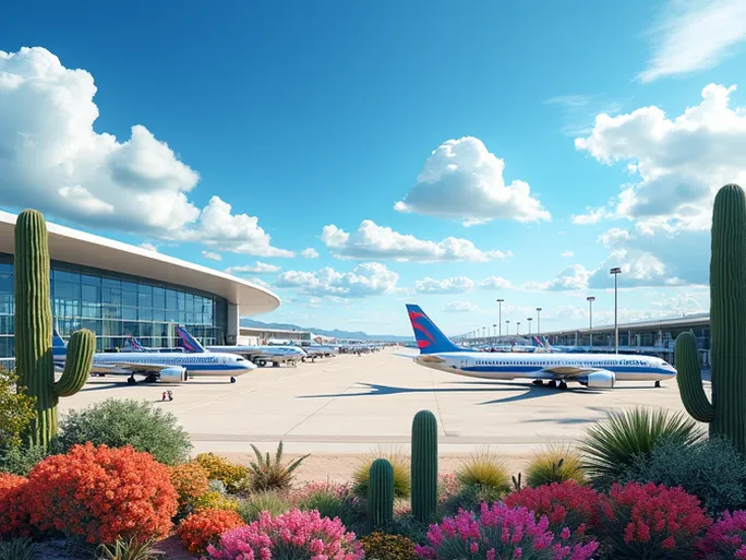 Phoenixs Sky Harbor Navigates Busy Travel Surge Amid Calm Skies