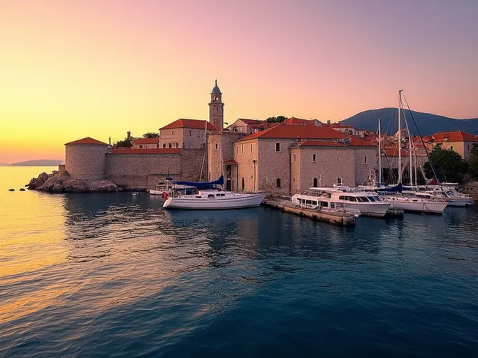 Korcula Port Historic Adriatic Hub Bridges Croatias Past and Present