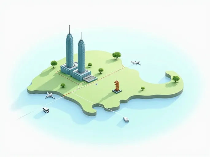 穿梭狮城与马来西亚一份详尽的距离指南助您高效规划行程