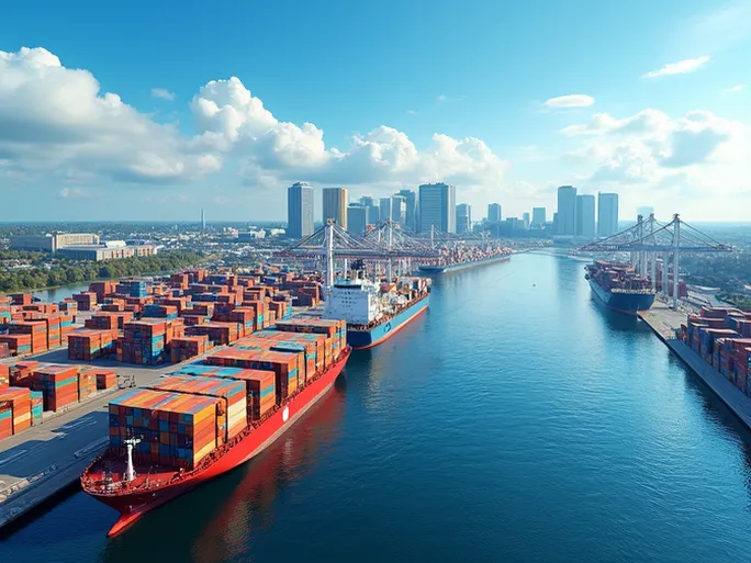 巴尔的摩港美国东海岸的重要海运枢纽