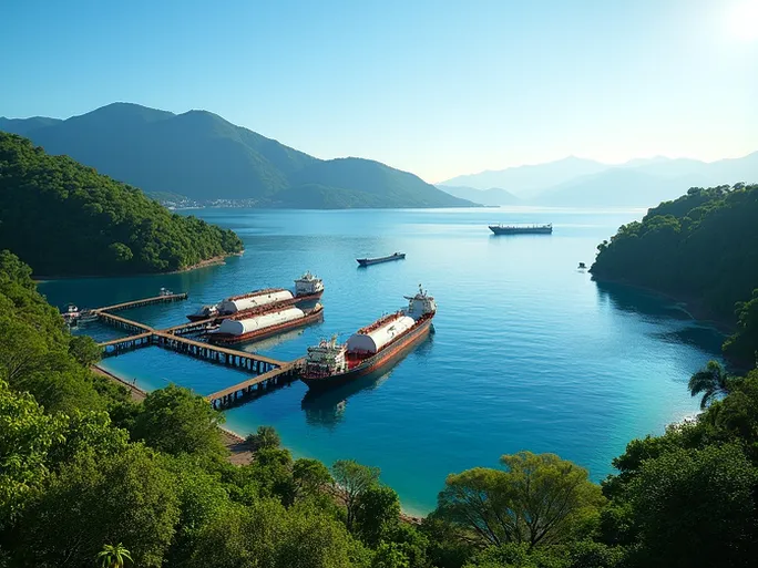 瓦提亚角港口斐济西北的运输枢纽与金矿燃料通道