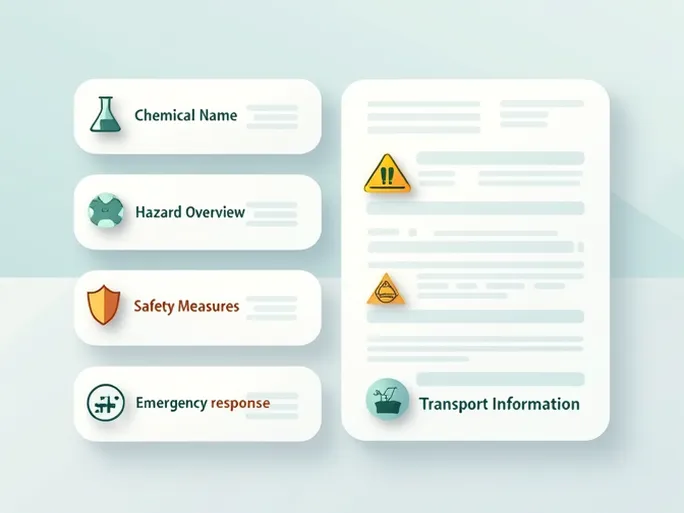 保障国际运输安全的关键材料安全数据表MSDS