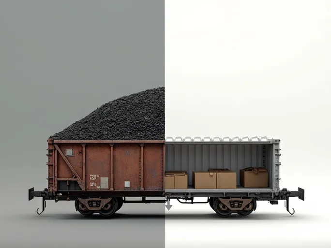 美国铁路货运煤炭需求坚挺集装箱运输遇冷最新数据解读