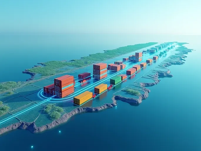 浙江沿海港口集装箱运输全面无纸化智慧物流升级加速