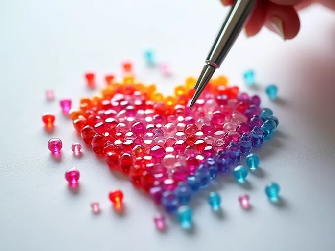 指尖上的像素风单颗001元的拼豆如何撬动十亿解压经济