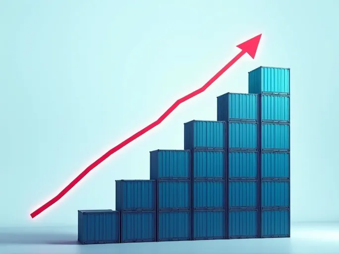 US Container Imports Near Record Amid Tariffs Seasonal Demand