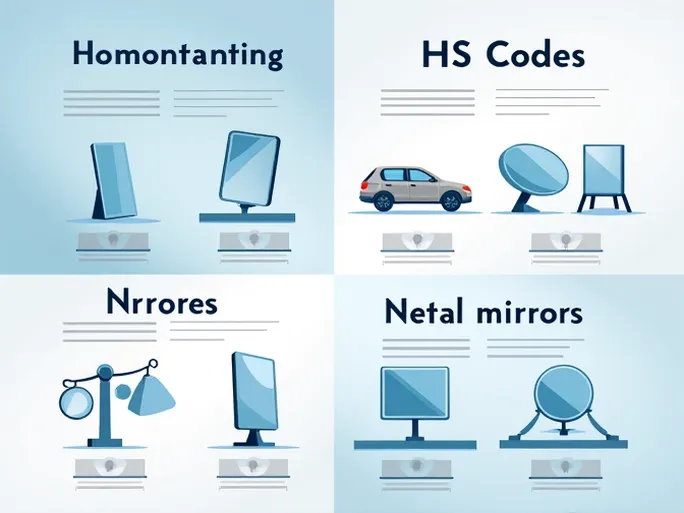 镜子商品编码全指南了解HS编码归类及申报要素