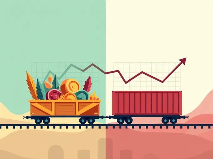 美国铁路货运市场现分化车皮量微增多式联运承压机遇何在