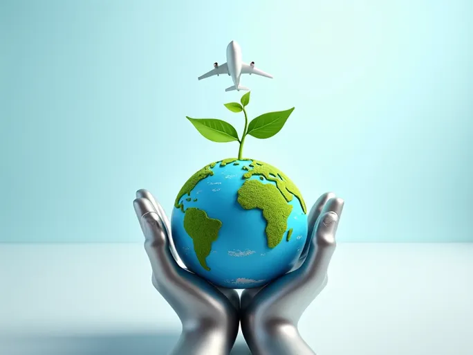 航空业绿色承诺2050年实现净零碳排放的路线图