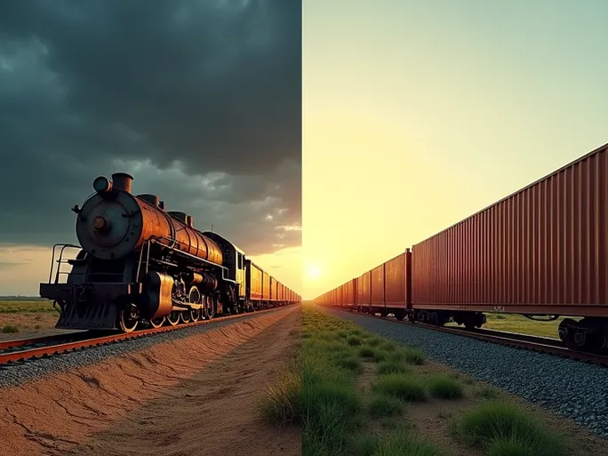 美国铁路货运量喜忧参半多式联运增长强劲传统货运持续下滑