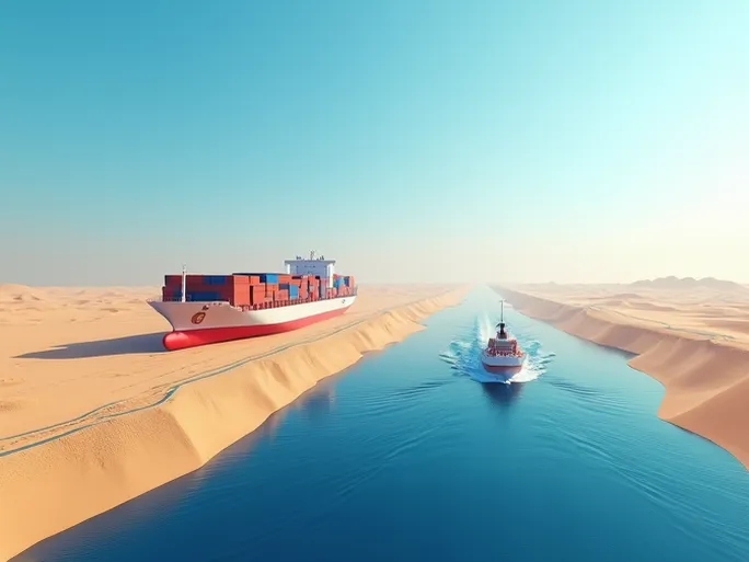 巨轮回归苏伊士运河国际海运或迎新机遇