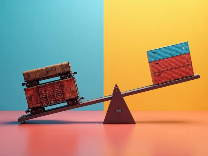 US Rail Freight Sees Carload Drop Intermodal Rise