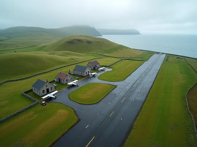 探秘设得兰莱里克的廷沃尔机场指南